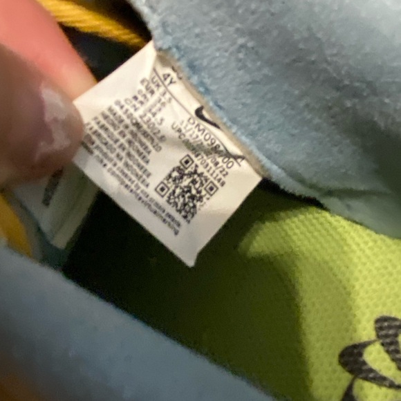 Nike Air Force Nature‎ Sun Club Multicolor Sneakers 4 Youth - Picture 9 of 10